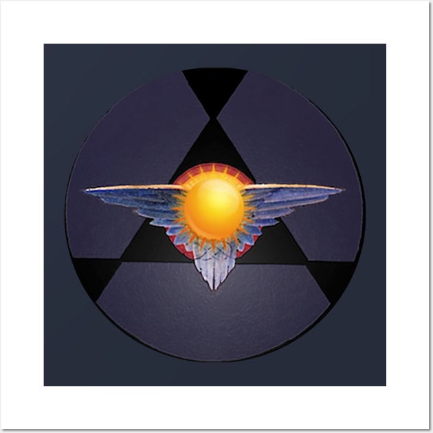 Modified Mouse Flying Sun Logo Wall Art by Mike Lawson and Friends